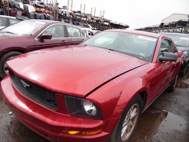 2008 FORD MUSTANG RED CPE 4.0L MT F18026